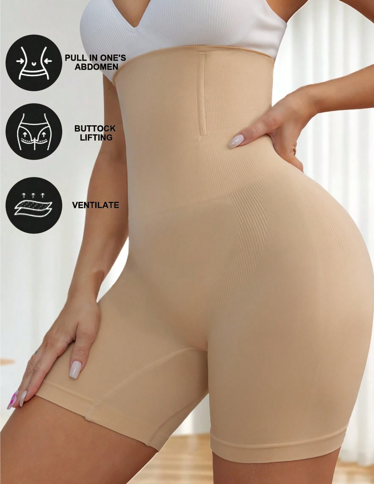 CURFIT ™ - Short Faja Triple Ajuste Ultra invisible.